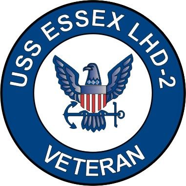 USS Essex LHD-2 Veteran Decal Sticker