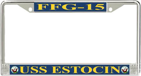 USS Estocin FFG-15 License Plate Frame