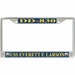 USS Everett F. Larson DD-830 License Plate Frame