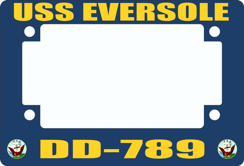 USS Eversole DD-789 Motorcycle Frame