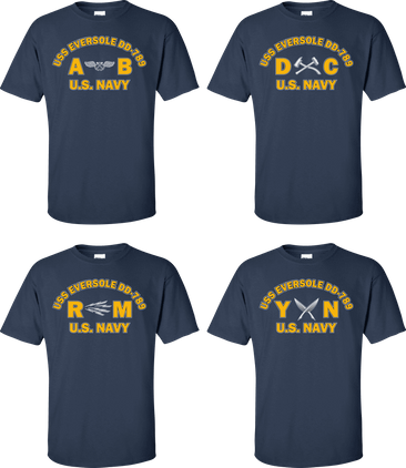 USS EVERSOLE DD-789 Rates Apparel