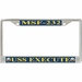 USS Execute MSF-232 License Plate Frame