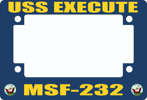USS Execute MSF-232 Motorcycle Frame
