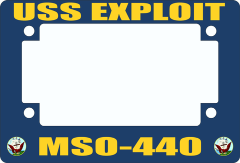 USS Exploit MSO-440 Motorcycle Frame