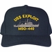 USS Exploit MSO-440 Ship Custom Embroidered Cap
