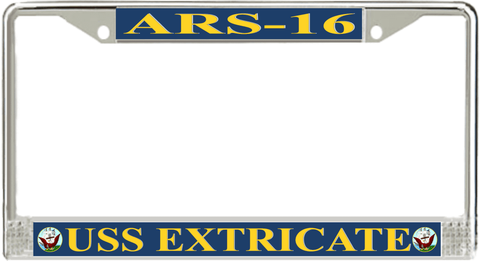 USS Extricate ARS-16 License Plate Frame