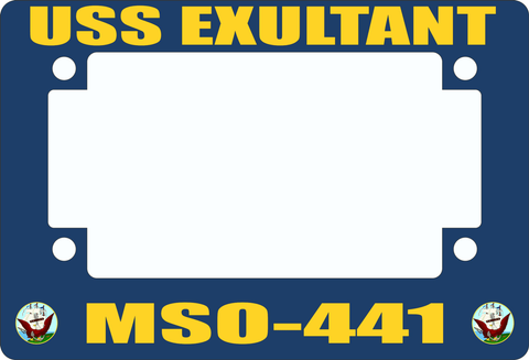 USS Exultant MSO-441 Motorcycle Frame