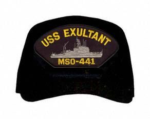 USS Exultant MSO-441 Ship Cap