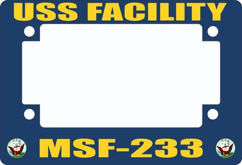 USS Facility MSF-233 Motorcycle Frame