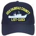 USS Fairfax County LST-1193 Ships Ball Cap