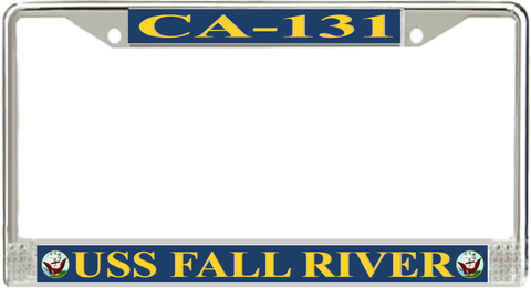 USS Fall River CA-131 License Plate Frame