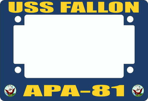 USS Fallon APA-81 Motorcycle Frame