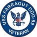 USS Farragut DDG-99 Veteran Decal Sticker