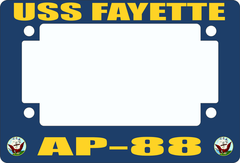 USS Fayette AP-88 Motorcycle Frame