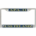 USS Feland APA-11 License Plate Frame