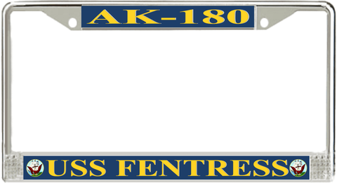 USS Fentress AK-180 License Plate Frame