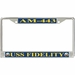USS Fidelity AM-443 License Plate Frame