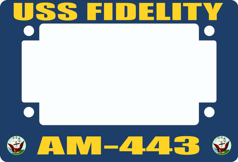 USS Fidelity AM-443 Motorcycle Frame