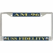 USS Fidelity AM-96 License Plate Frame
