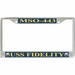 USS Fidelity MSO-443 License Plate Frame