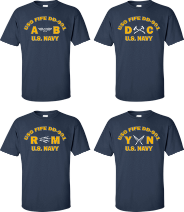 USS FIFE DD-991 Rates Apparel