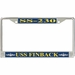 USS Finback SS-230 License Plate Frame
