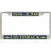 USS Finback SS-230 License Plate Frame