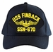 USS Finback SSN-670 ( Gold Dolphins ) Submarine Officers Cap