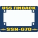 USS Finback SSN-670 Motorcycle Frame