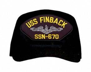 USS Finback SSN-670 ( Silver Dolphins ) Submarine Enlisted Cap