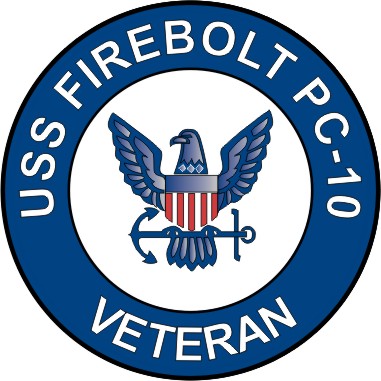USS Firebolt PC-10 Veteran Decal Sticker