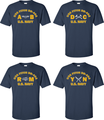 USS FITCH DD-462 Rates Apparel