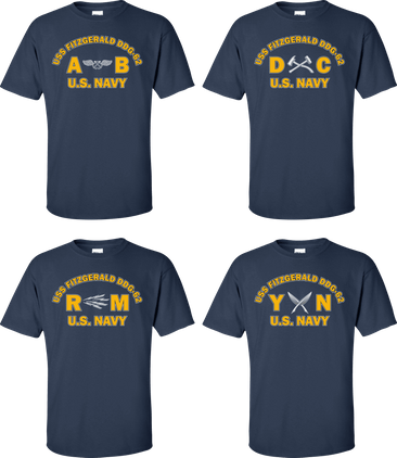 USS FITZGERALD DDG-62 Rates Apparel