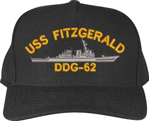 USS Fitzgerald DDG-62 Ship Custom Embroidered Cap -