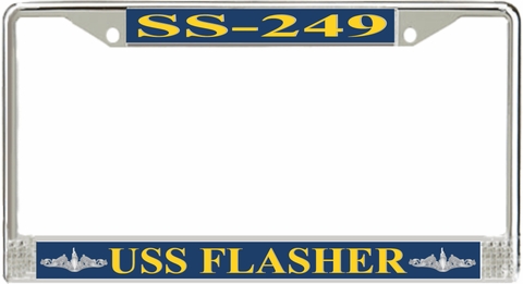 USS Flasher SS-249 License Plate Frame