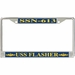USS Flasher SSN-613 License Plate Frame