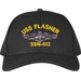 USS Flasher SSN-613 with Dolphins Custom Embroidered Cap