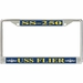 USS Flier SS-250 License Plate Frame