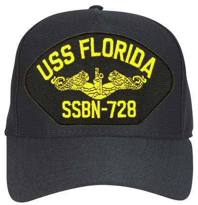USS Florida SSBN-728 ( Gold Dolphins ) Submarine Officers Cap
