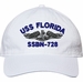 USS Florida SSBN-728 with Dolphins Unstructured Dad Cap