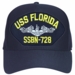 USS Florida SSBN-728 with Silver Dolphins Emblematic Cap