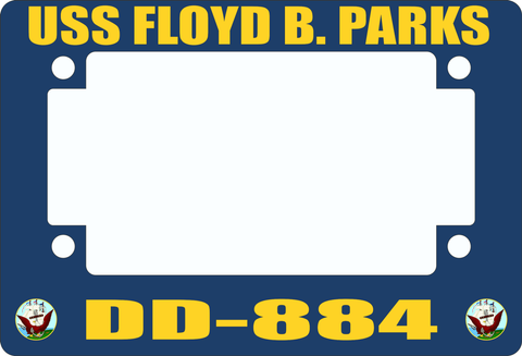 USS Floyd B. Parks DD-884 Motorcycle Frame