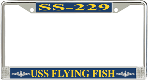 USS Flying Fish SS-229 License Plate Frame
