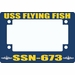 USS Flying Fish SSN-673 Motorcycle Frame