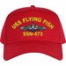 USS Flying Fish SSN-673 with Blue Water Dolphins Custom Embroidered Cap
