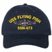 USS Flying Fish SSN-673 with Dolphins Unstructured Dad Cap