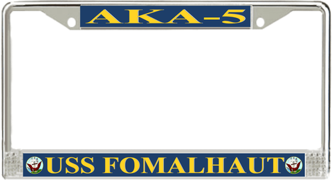 USS Fomalhaut AKA-5 License Plate Frame