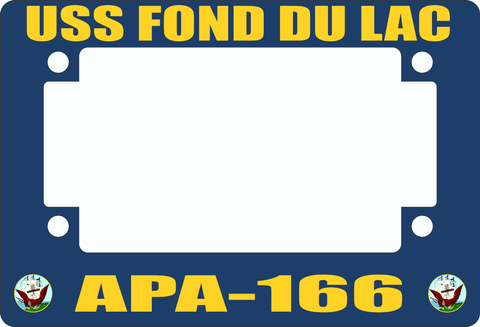 USS Fond du Lac APA-166 Motorcycle Frame