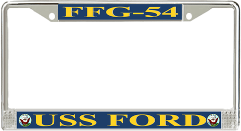 USS Ford FFG-54 License Plate Frame