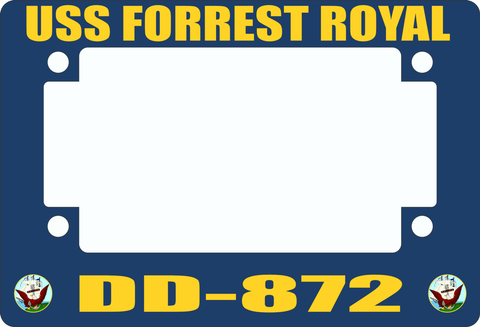 USS Forrest Royal DD-872 Motorcycle Frame